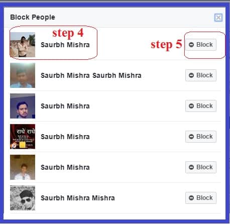 Facebook Block