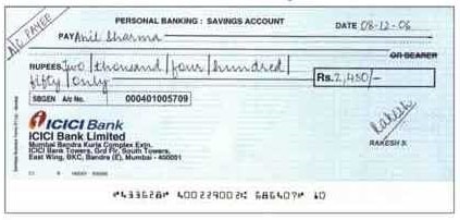 Bank Cheque kaise Bhare बैंक चेक कैसे भरे How To Fill Cheque In Hindi