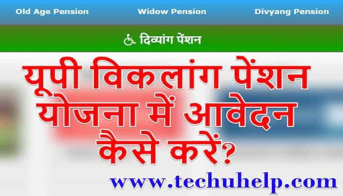 [पंजीकरण] UP Viklang Pension 2020 ऑनलाइन आवेदन, एप्लीकेशन फॉर्म | उत्तर प्रदेश विकलांग पेंशन योजना