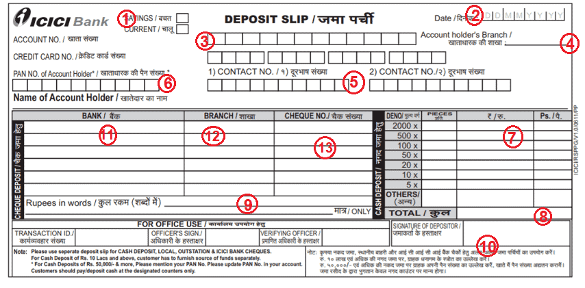 बैंक डिपोजिट स्लिप कैसे भरे? Bank Ki Slip Kaise Bhare?