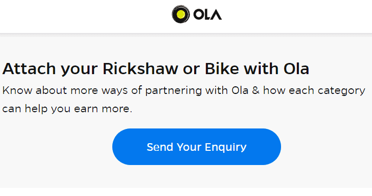 OLA Cab क्या है।? Ola Me Bike Kaise Lagaye? Ola Bike Registration Process In Hindi