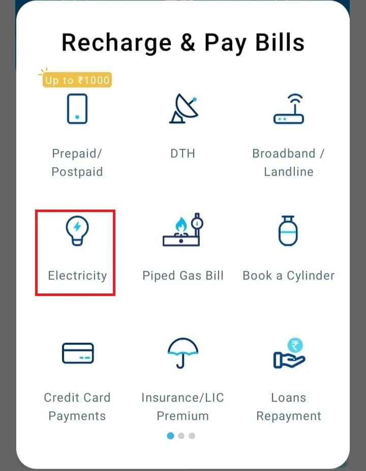 Bijli Bill Check by Paytm