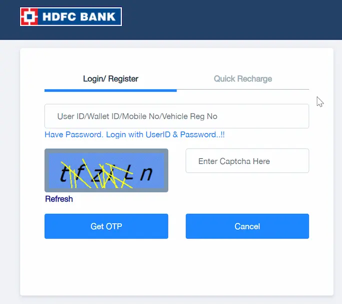 एचडीएफसी बैंक फास्टैग रिचार्ज कैसे करें? [How to do HDFC Bank Fastag Recharge?]