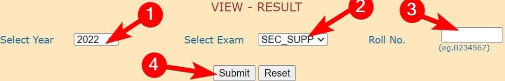 RBSE has given the facility to verify old results too online)